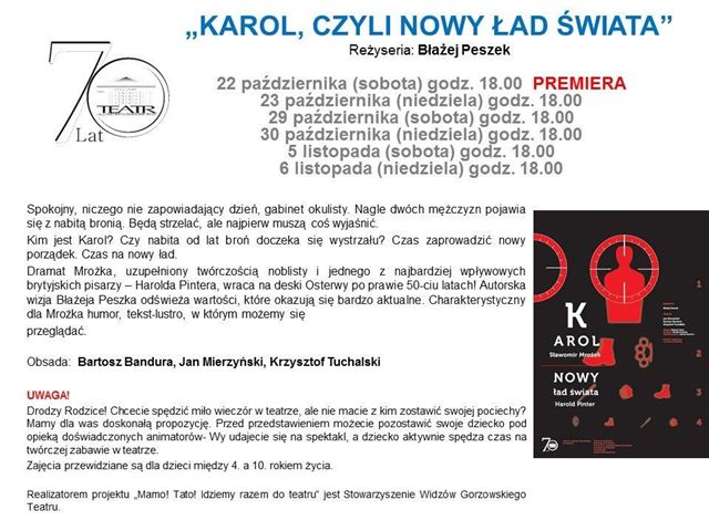 Teatr Osterwy listopad 2016