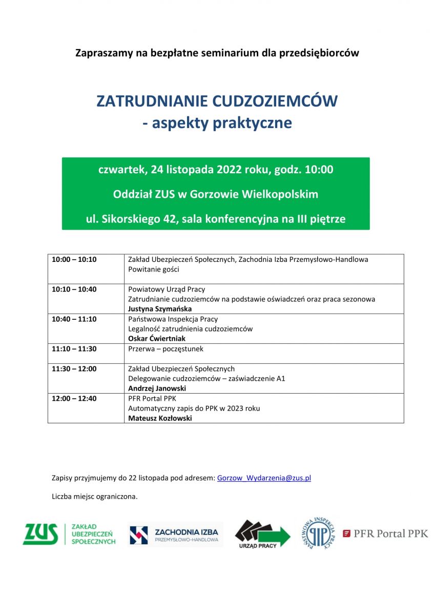 seminarium dla przedsiębiorców