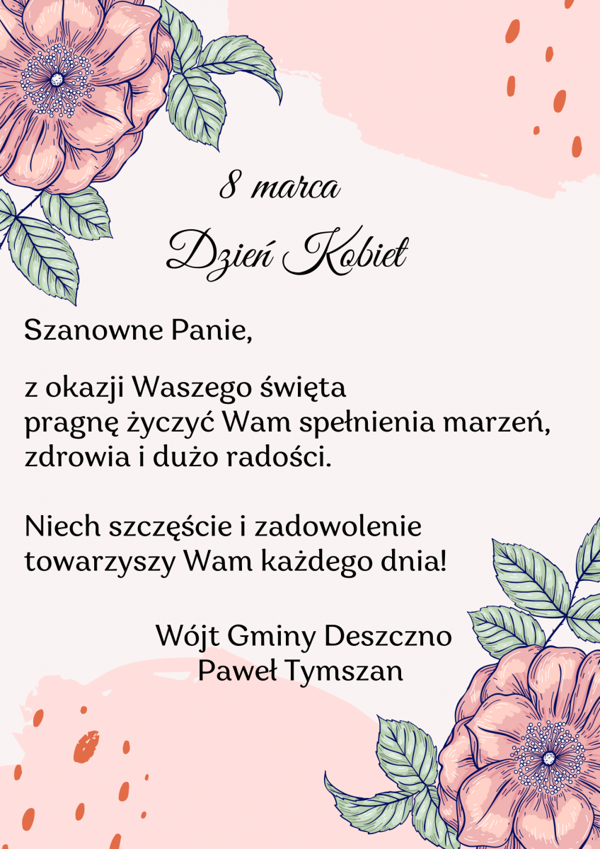 Dzień kobiet życzenia 