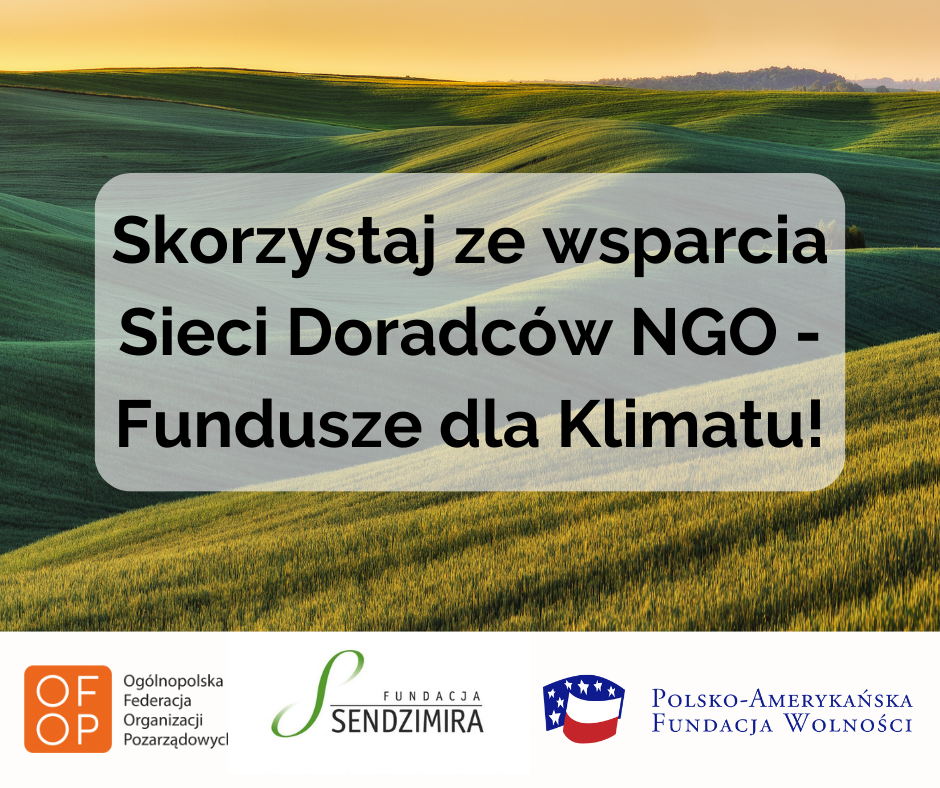 sieć doradców NGO - fundusze dla klimatu