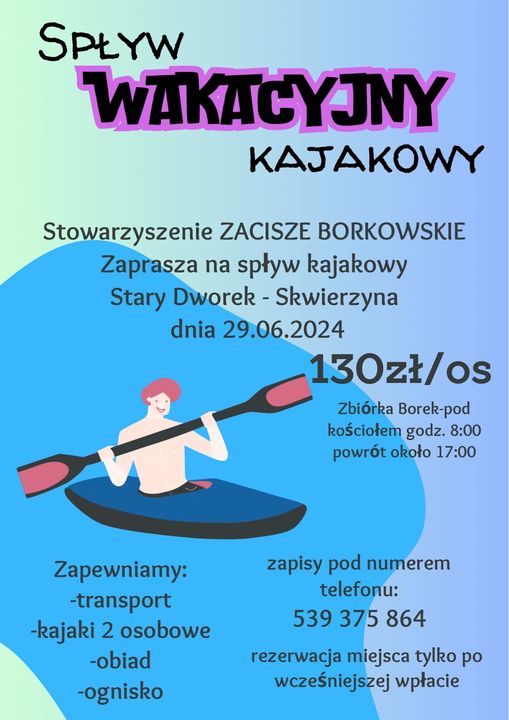 spływ kajakowy 