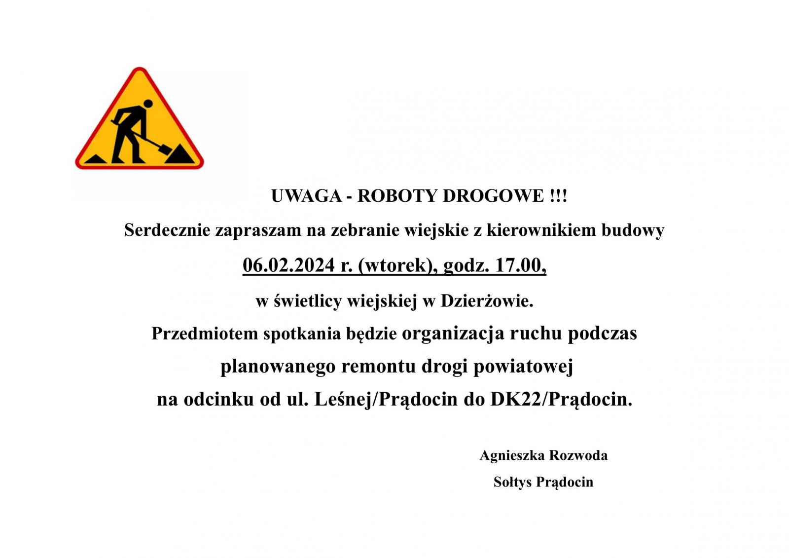 roboty budowlane, remont drogi