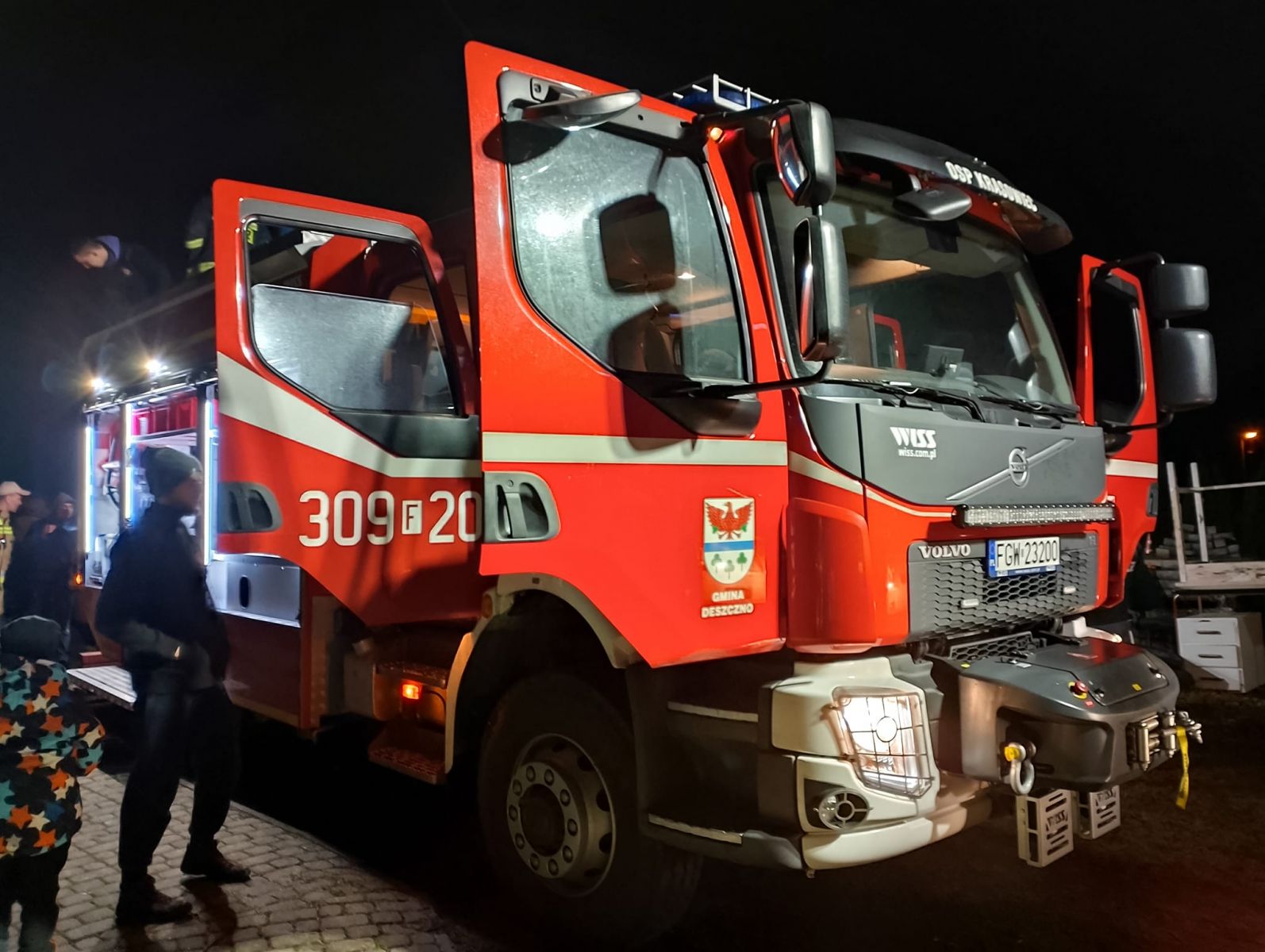 nowe volvo w OSP Krasowiec